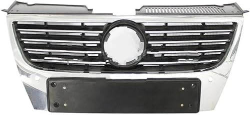 BCGFTSA Coche Rejilla Delantera para VW Passat B6 2006-2011 Coche Parrilla Radiador Parachoques Delantero Parrilla Riñón Parrilla
