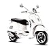 Vespa GTS 300 Super Die Cast Replica Model (Color May Vary)
