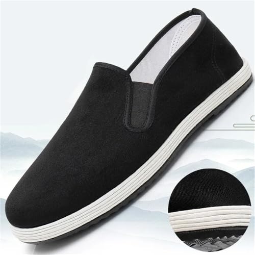 Beijing Cloth Shoes Men's Five-Layer Soles Vintage Breathable Casual Shoes for Middle-Aged and Elderly Men2