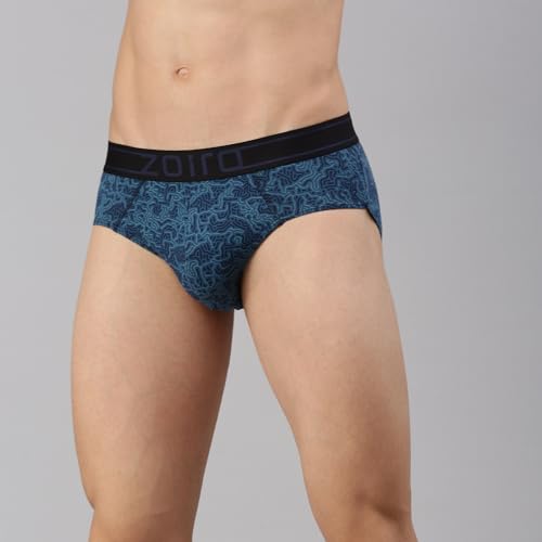 Image of Zoiro Men's Brief | Soft Band | Soft No-Marks Elastic | Breathable Innerwear | Pack of 1 | Color May Vary