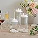 10 Hour Floating Candles, 3'' White Unscented Dripless Wax Discs, for Cylinder Vases, Centerpieces at Wedding, Party, Pool, Holiday (24 Set)
