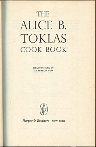 The Alice B. Toklas Cook Book B0000CJ09R Book Cover