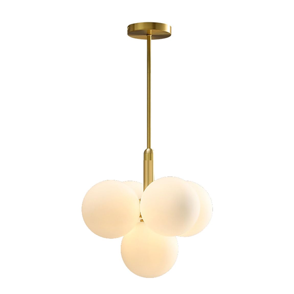 Plafonnier moderne G9 anti-zones d'ombre, luminaire suspendu salon et cuisine