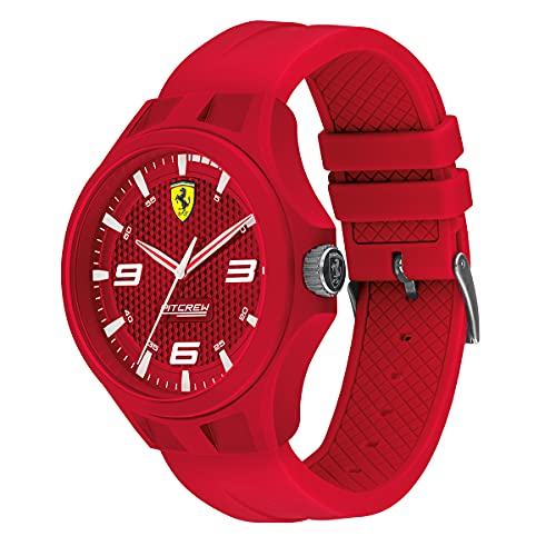 Scuderia Ferrari Pit Crew Analog Red Dial Men's Watch-0830677 - Image 2