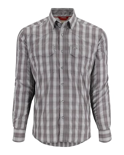 Simms Big Sky LS Shirt Grayling Plaid L