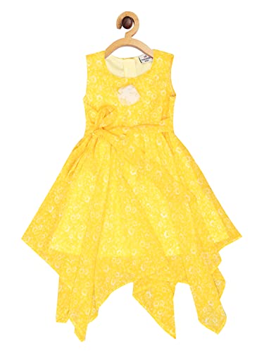 Image of CREATIVE KIDS Floral Print Fit & Flare Girl Dress