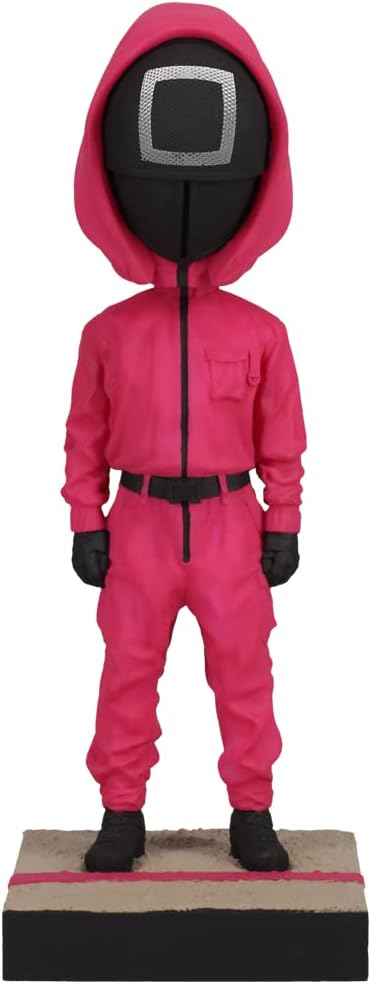 Royal Bobbles Squid Game Masked Guard Bobblehead, Premium Polyresin Lifelike Figure, Unique Serial Number, Exquisite Detail