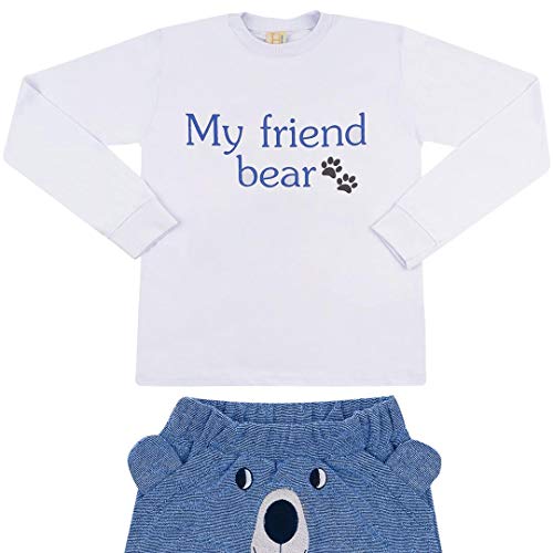 Conjunto Inverno Infantil Menino Blusa e Calça Saruel Bear (2)
