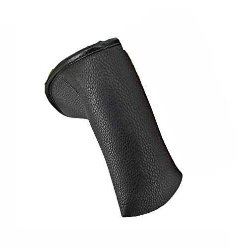 Bequem Leichte, langlebige Golf Club Vintage Putter-Kopfbedeckung Golf Club Kappe Gerade Rod Putter Sleeve Club Cover Standardgröße dauerhaft (Farbe : Schwarz, Größe : Free) Cover