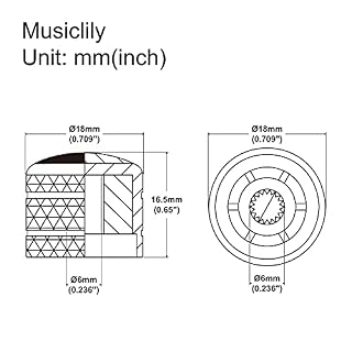 Musiclily Pro Métrique Acier Top White Pearl Boutons Potentiomètre Dome Knobs pour Guitare électrique Import Fender… - Les Beatles, Paul McCartney, John Lennon, RIngo Starr, George Harrison Musiclily Pro Métrique Acier Top White Pearl Boutons Potentiomètre Dome Knobs pour Guitare électrique Import Fender… – Image 2