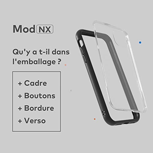 Coque iPhone 11 Mod NX RhinoShield blanche de haute précision structurelle sans BPA - 2