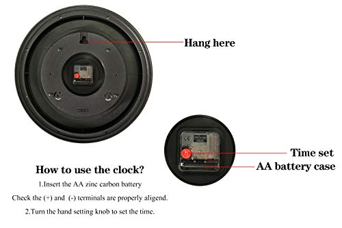 Rsobl 16 Inch Large Indoor Outdoor Wall Clock,Waterproof Non-Ticking Clock With Thermometer And Hygrometer Combo,Battery Operated Clock Wall Decorative- Silver #TOP5