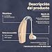 Imagen de Par de dispositivos BTE digitales recargables con ajuste de reducción de ruido para adultos y personas mayores