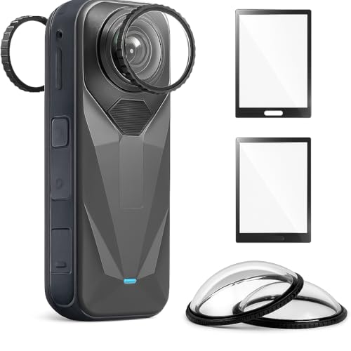 Image of DA-GODO Tempered Glass Screen Protector & Lens Guard for Insta360 X5 - 9H Hardness, Anti-Scratch, Ultra Clear Camera Glass Cover