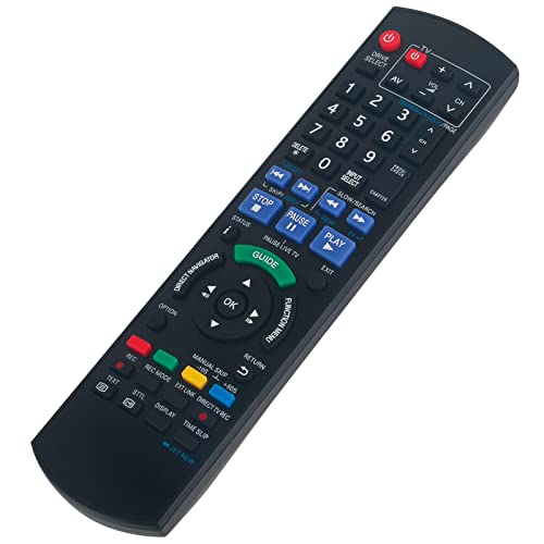 VINABTY N2QAYB000469 Replacement Remote Control Compatible with Panasonic DVD TV Recorder DMR-EX99 DMR-EX99VEBK DMR-XW350 DMR-EX98 DMR-EX83 DMR-EX83EBK DMREX99VEBK DMREX99 - Image 2