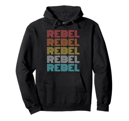 Retro Vintage Rebel Pullover Hoodie