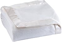 OakRidge Satin Fleece Blanket Full/Queen/Twin/King - Ultra-Soft 100% Polyester Lightweight Cozy All-Season Bed Blanket with Vintage Satin Binding