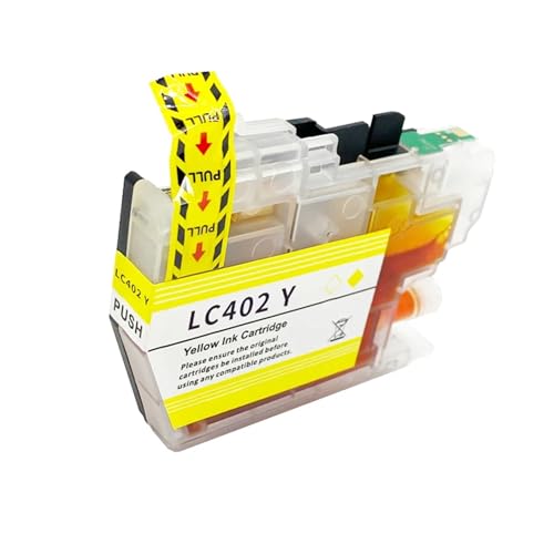 Cartouche d'encre LC402 jaune pour réparer les lignes blanches sur MFC-J6740DW