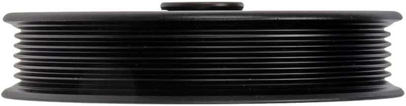 KarParts360 For Oldsmobile Achieva 1992 1993 Power Steering Pump Pulley | Steel | Serpentine Belt Type | Black Color | Press-Fit Mount Type | 6 Groove | Replacement For 24500426