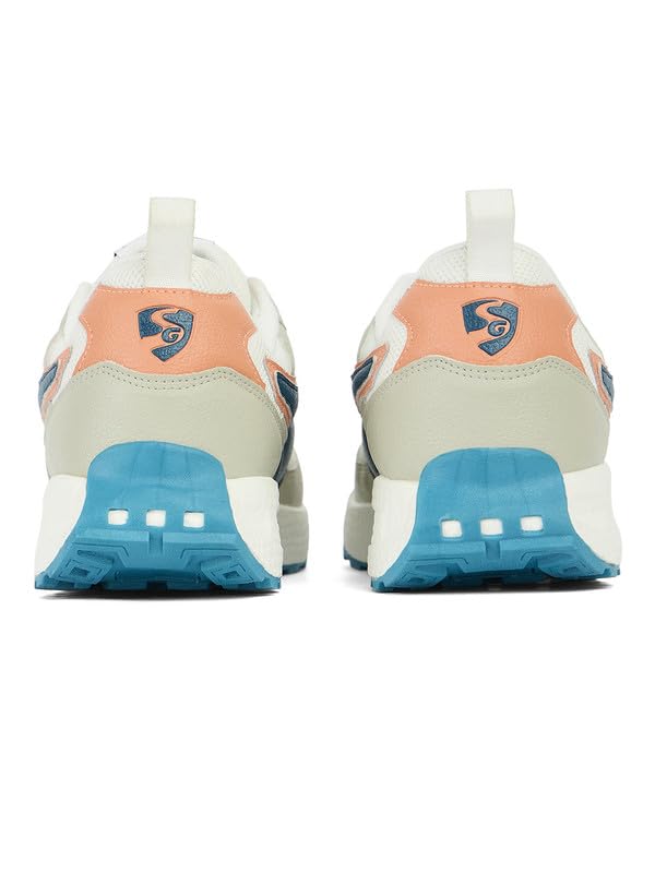 Image of SG Crest Lifestyle Shoes White /Green and Red /White Colour Available | Casual Shoes Men's & Women's | 6 to 11