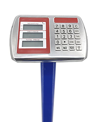 Báscula plataforma plegable 660 lbs con calculadora de precio miniatura 7