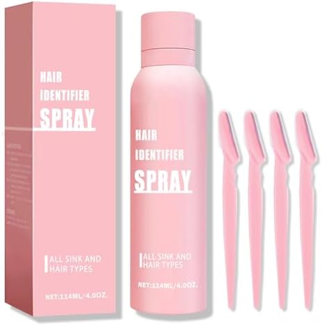 AIUEO Hair Identifier Spray for Face Shaving, Face Hair Identifie...