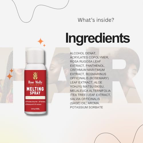 Spray fijador para pelucas, 3.4 fl oz, protección total miniatura 5