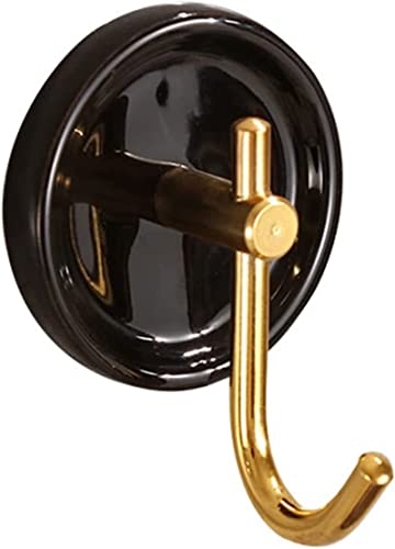 XSMYdpuk Perchero de Pared Moderno y Elegante de Metal para Entrada, baño, Dormitorio, Cocina, Color Negro.