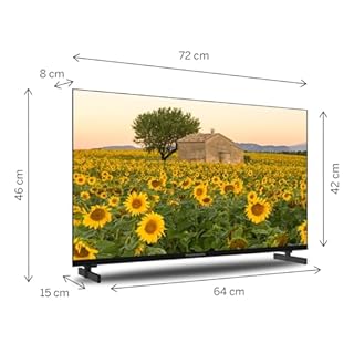 THOMSON 32 Pouces (80 cm) LED HD Smart Android TV, Google Assistant, Wi-FI, Dolby Digital, Bluetooth, Triple-Tuner (Câble-Satellite-Antenne), HDMI, CI, A Panneau- 32HA2S13