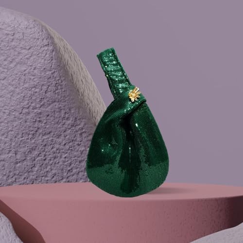 Image of Signature Potli Bag for Women - Sequin Knot Detail | Wedding & Cocktail Festive Statement Ethnic Handbag