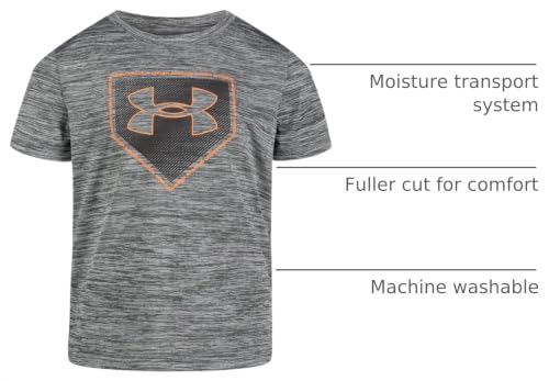 Image of Under Armour Boys' Short Sleeve Baseball Graphic T-Shirt, Lightweight & Breathable, Relaxed Fit