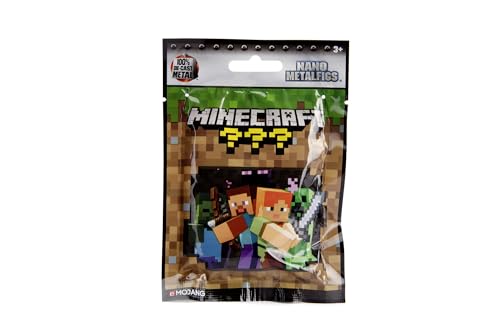 MINECRAFT NANOFIGS BLIND BAG ASSORTMENT of 1.65 inch Die Cast action figure characters to collect play and display. Perfect for gift and collector pocket money friendly and ideal for party favours