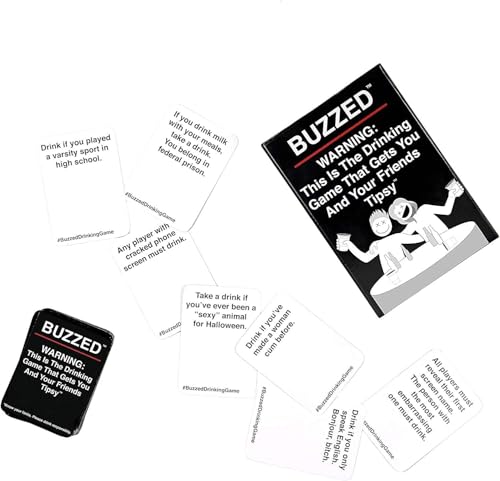 Image of Buzzed Party Card - Fun Social Activity for Friends & Adults | Hilarious Icebreaker for Game Nights, Parties & Gatherings