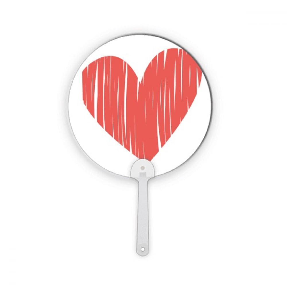Éventail de Saint-Valentin en plastique pour une décoration réussie