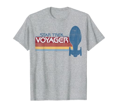 Star Trek Voyager Retro Rainbow Stripe T�V���c