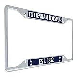Desert Cactus Tottenham Hotspur Car Accessories Spurs Football Soccer Metal License Plate Frame and Tag Holder for Front or Rear of Car (Style 5)