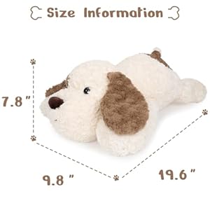 Puppy Dog Stuffed Animal Cute Dog Plush Pillow for Kids Anxiety Adultssoft Puppy Plush for Gifts 196inch Brown  Cucciolini Doodles Puppy dog stuffed animal cute dog plush pillow for kids anxiety adultssoft puppy plush for gifts 19 6inch brown   cucciolini doodles