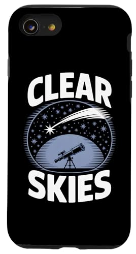 Clear Skies �]���� �V�̊ϑ� ���� �F�� �� ��� ����ώ@ �ϐ��� �X�}�z�P�[�X iPhone SE (2020) / 7 / 8 �p
