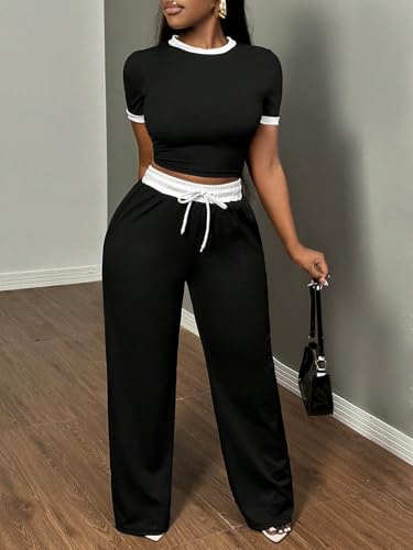 Image of dockstreet Women's /Unisex ONESOPEN Bottom Drawstring Pure Cotton Stretchable Baggy Jogger Pants || for Similar Baggy Look Order a Size or Two Large Than Your Usual Size
