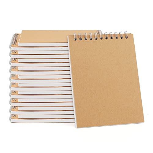Carnet de croquis à spirale A6 HOZEON avec 120 pages de papier vierge de dessin