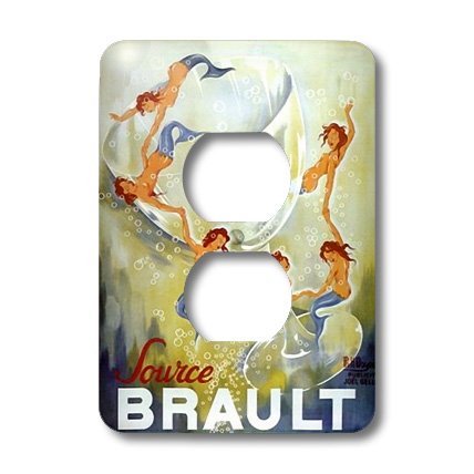 Impression de sirènes pour remplacer une plaque interrupteur terne