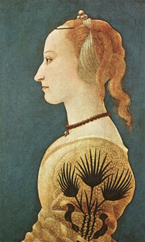 Portrait d'une dame en jaune tableau toile affiches d'art 60x90cm
