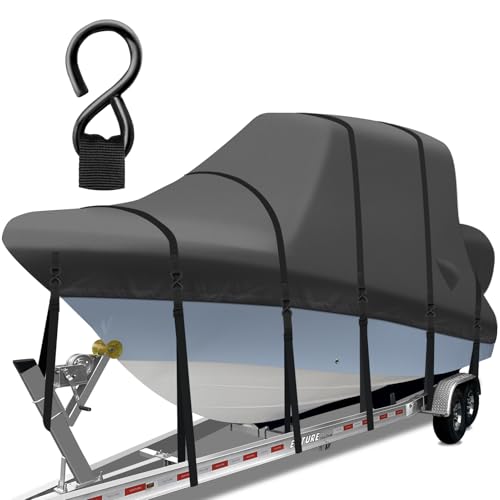 Cerumute 1400D Heavy Duty T-Top Boat Cover