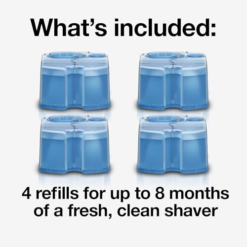 Braun Clean & Renew Frustration Free Refill Cartridges CCR 4