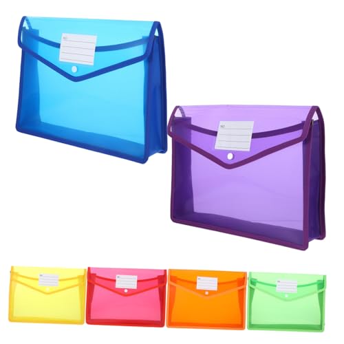 LOLIPPYY 6�� �N���A�t�@�C���t�H���_�[ �X�i�b�v�{�^���������|������ ���ގ��[���x���|�P�b�g�t �h�L�f�ގg�p �I�t�B�X �Ɨp�c�^�t�@�C��