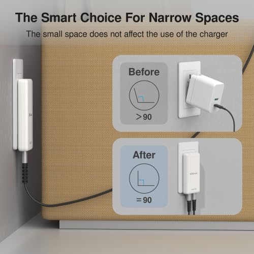 Cargador USB-C EZQuest UltraSlim 70W GaN II Blanco miniatura 2