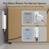 UltraSlim 70W GaN II Dual USB-C PD Wall Charger - Compact Flat Plug Adapter with Foldable Design, Intelligent Power Allocation & Fast Charging for Laptops & Phones - White