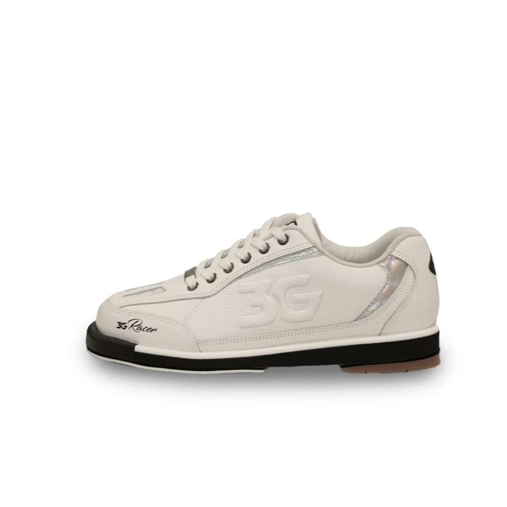 900 Global 3G Men's Racer Right Hand Wide Bowling Shoes - White