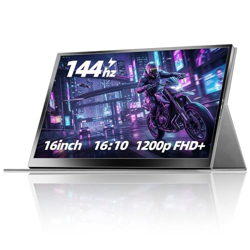 Amazon.co.jp: ZefcS 16インチ ポータブルゲーミングモニター 144Hz