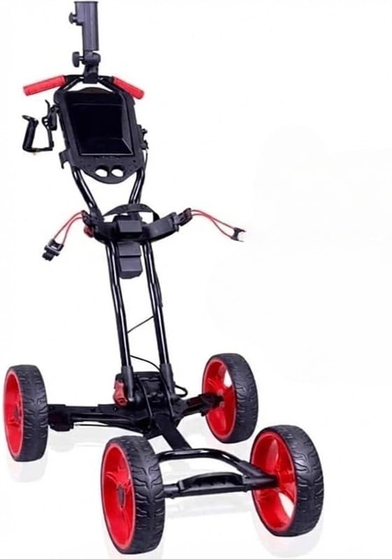 Amazon.co.jp: ゴルフカート 電動式 折りたたみ 4輪 黒赤カラー ゴルフ Amazon.co.jp: ゴルフカート 電動式 折りたたみ 4輪 黒赤カラー ゴルフ